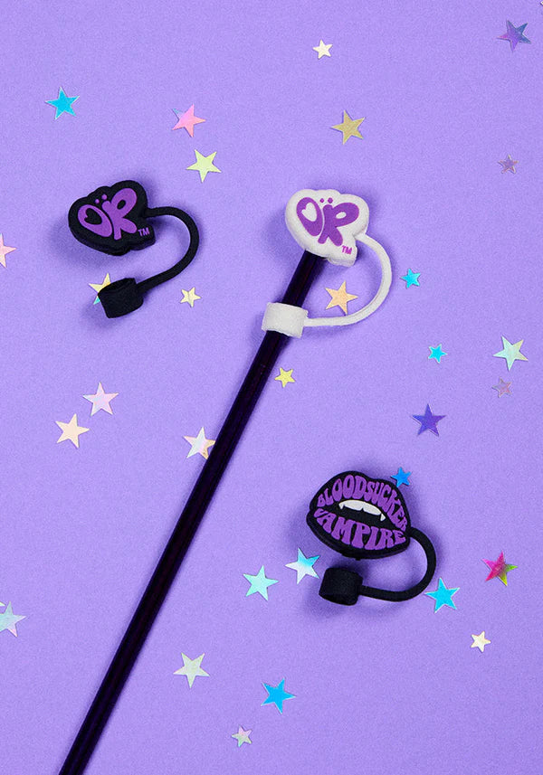 olivia rodrigo straw toppers – set of 3