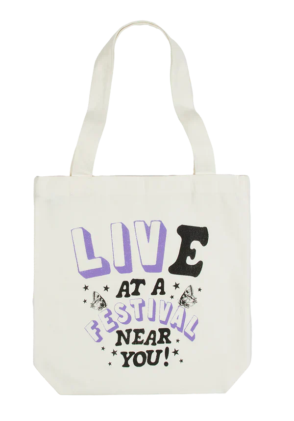 live at a festival near you tote