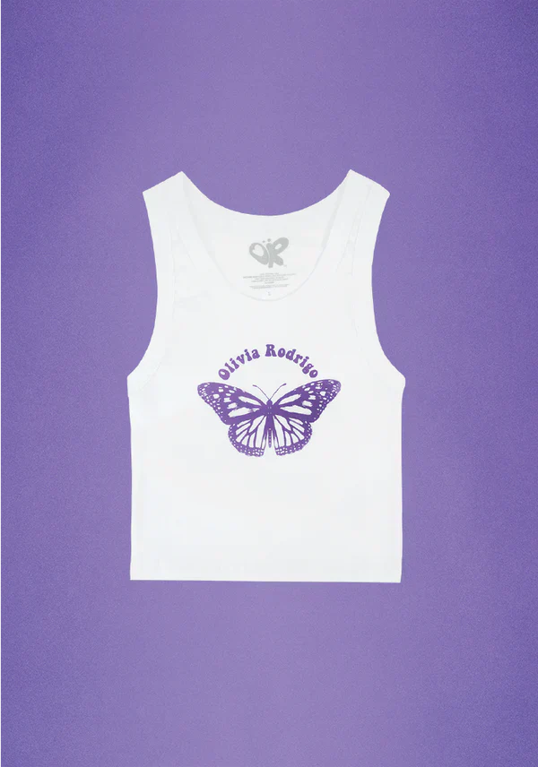 GUTS baby tank in white