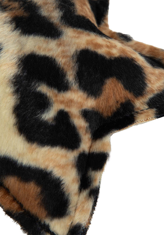 SUAY leopard star plush keychain