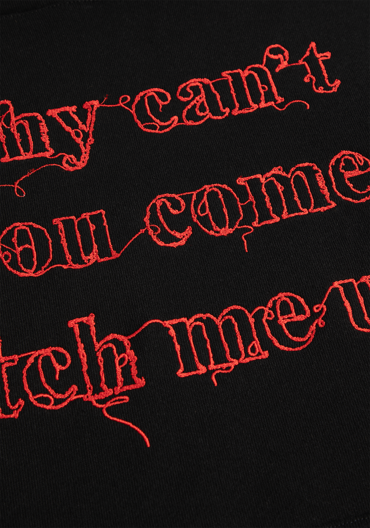 stitch me up embroidered hoodie