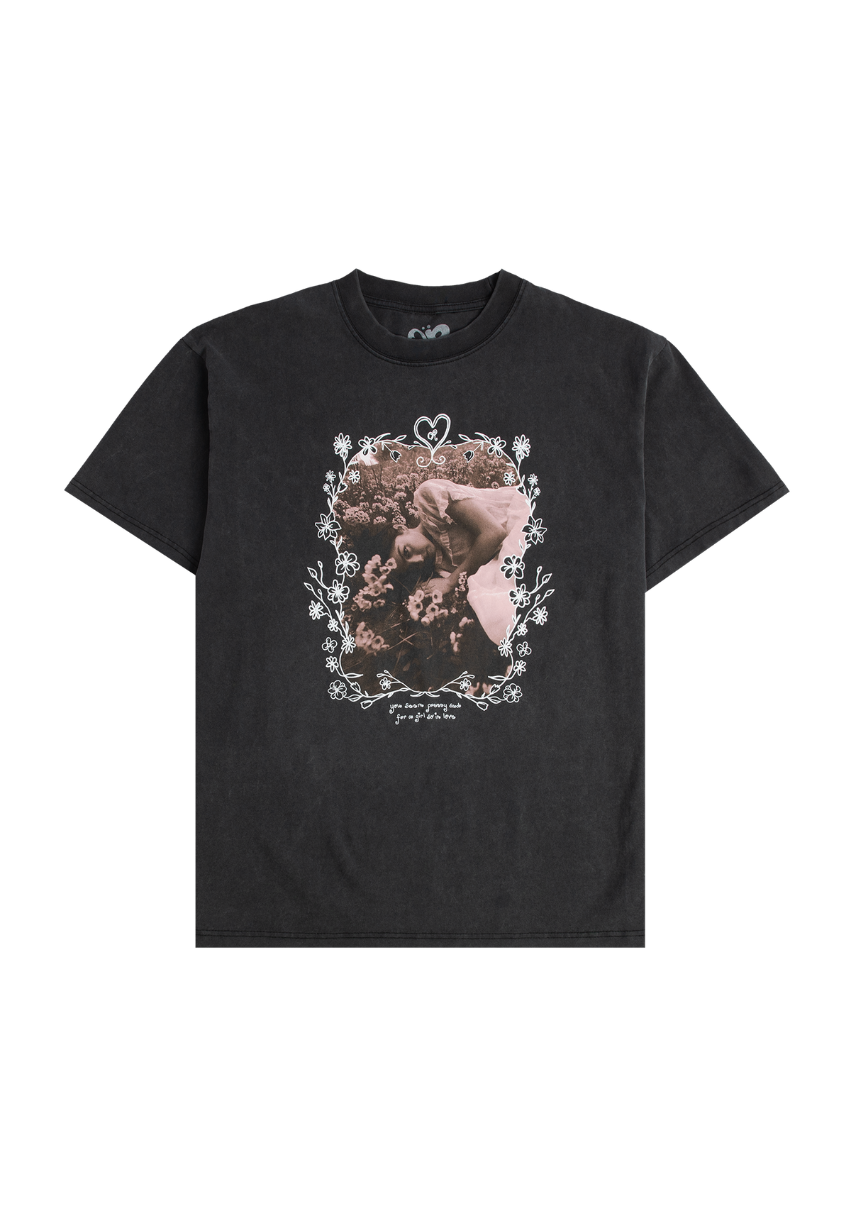 floral photo t-shirt